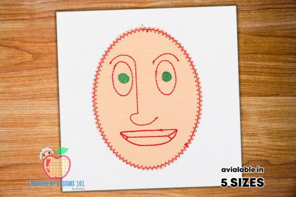 A Person's Head Applique: An Embroidery Designer Review