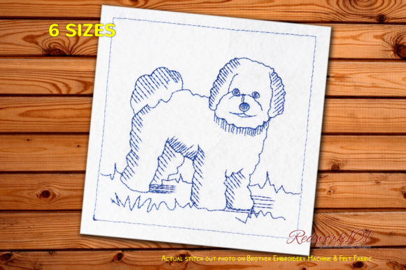 Bichon Frise Dog Redwork: An Etsy Seller’s Review