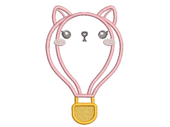 Cat Hot Air Balloon: A Seasonal Embroidery Review