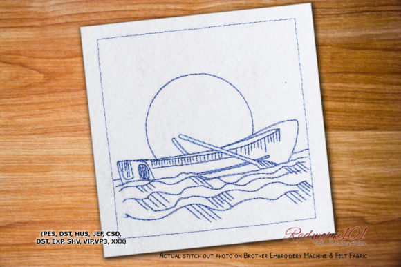 Dinghy Boat Redwork: A Designer’s Review