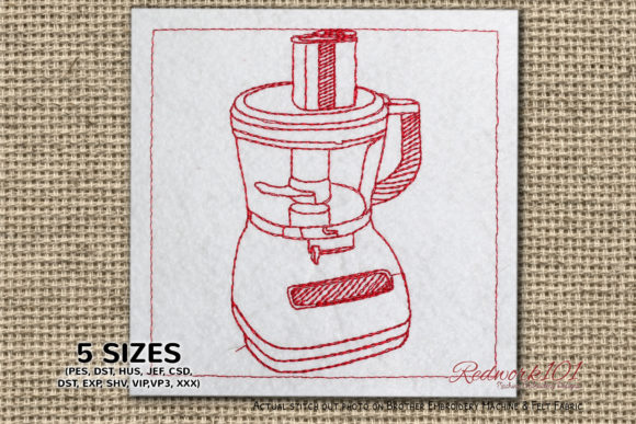 Food Processor Redwork: A Designer’s Practical Review