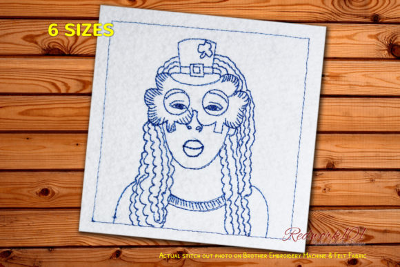 Girl Wearing Mask on St Patricks Day Design Review