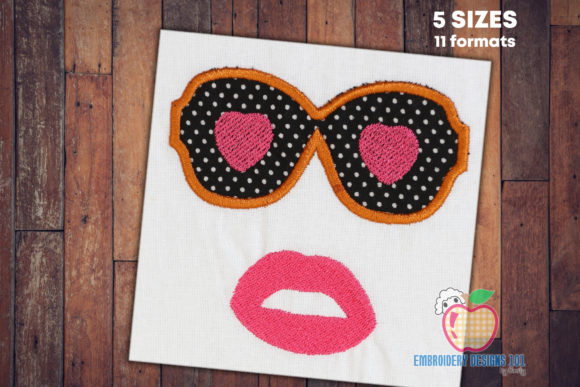 Love Sunglasses with Female Lips Design Review