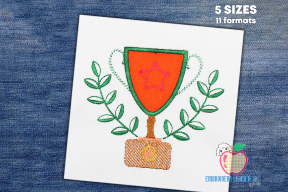 Sports Trophy for the Winner Applique Review